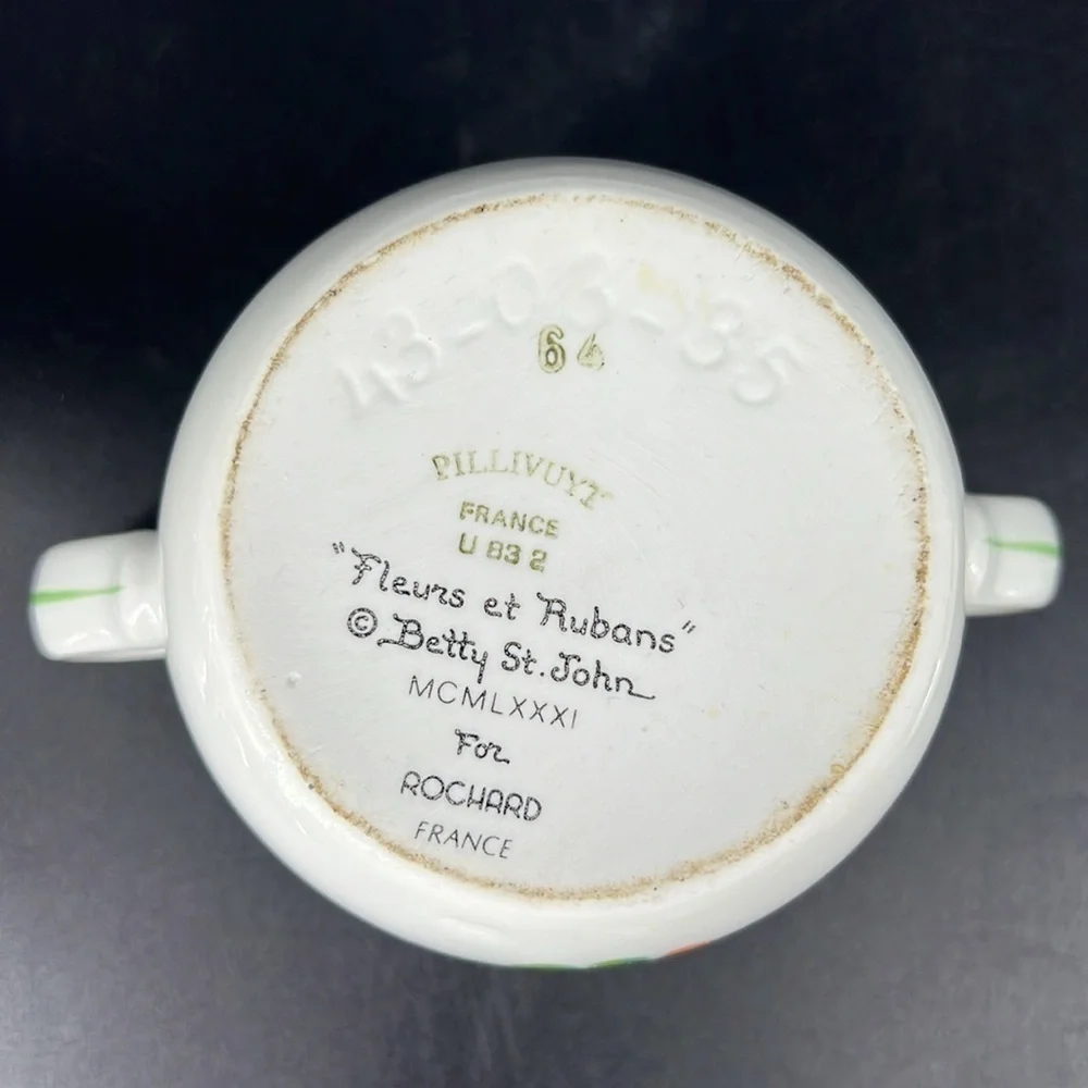 PILLIVUYT France Creamer/Sugar